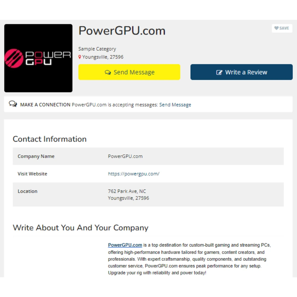 Business Listing
