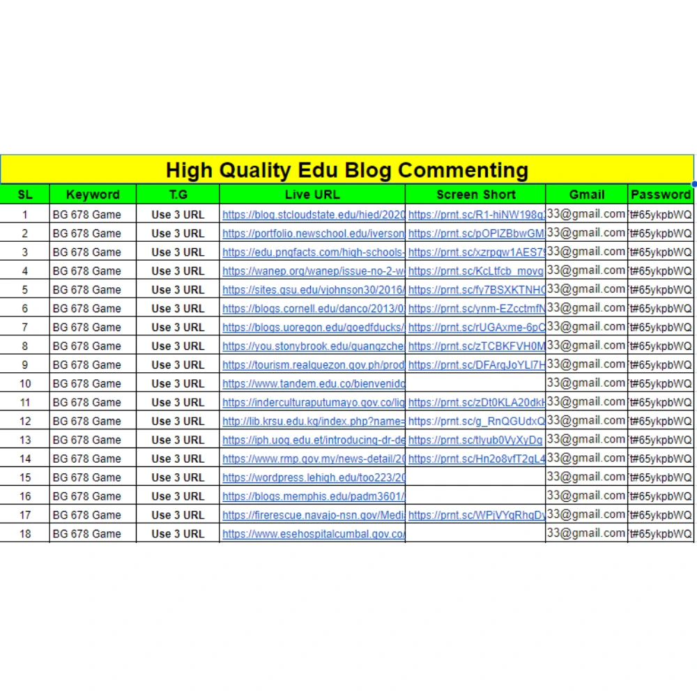 Blog Comment